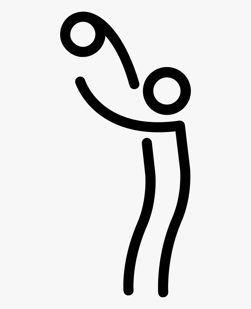 Ball On Stick Man Arms, HD Png Download
