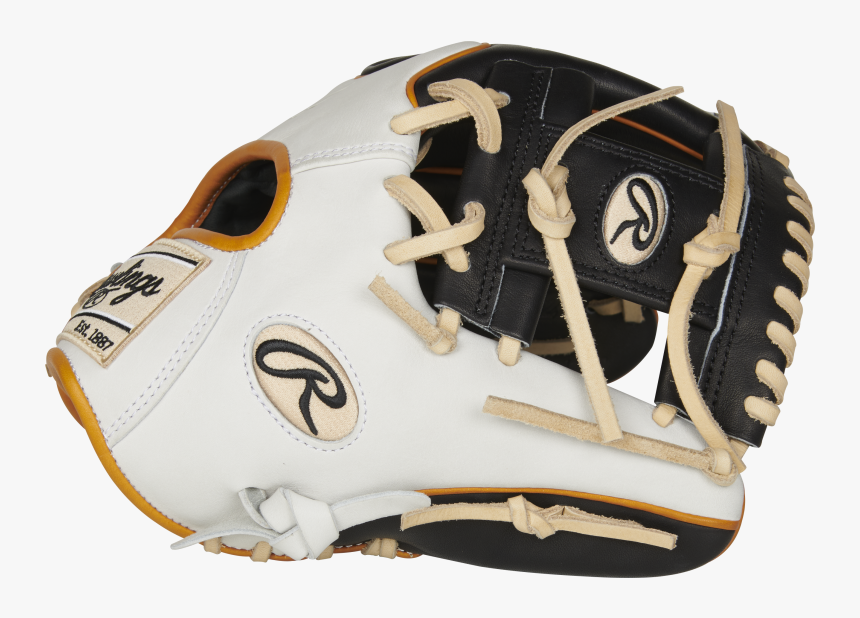 Rawlings Wingtip Glove White Black And Gold, HD Png Download