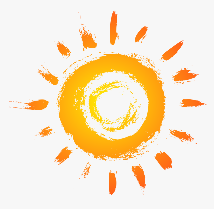 Grunge Sun 3 - Svg Sun, HD Png Download