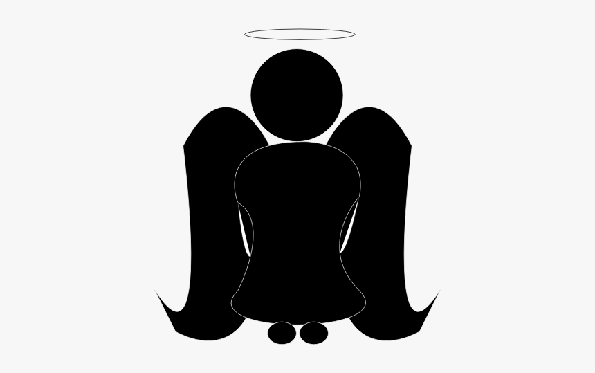 Angel Silhouette - Clip Art, HD Png Download