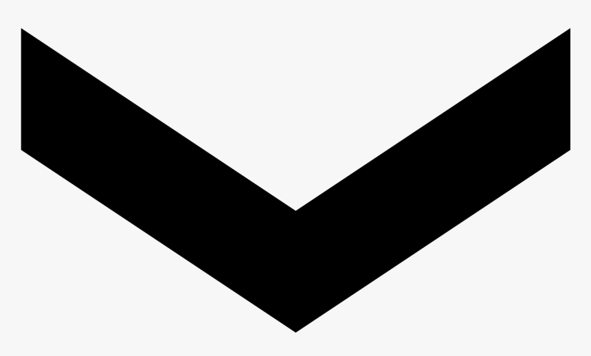 Chevron W Dół Icon - Up Bow Music Symbol, HD Png Download