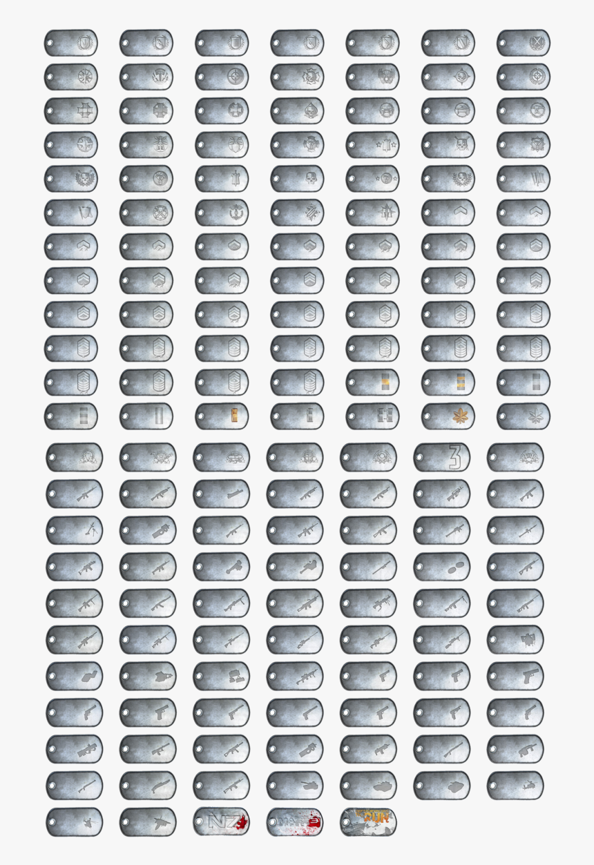 Battlefield Auto Dog Tag Part Line - All The Dog Tags In Battlefield 4, HD Png Download