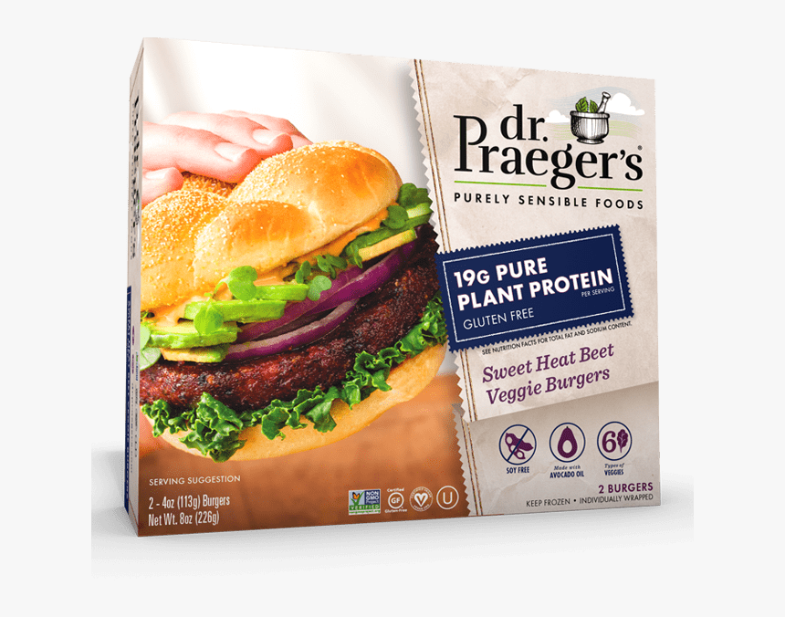 Praeger S Pure Plant Protein Sweet Heat Beet Veggie - Dr Praeger's Chicken Tenders, HD Png Download