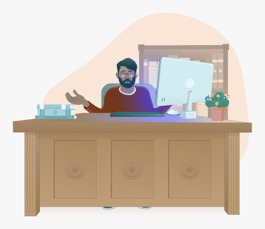 Computer Desk, HD Png Download