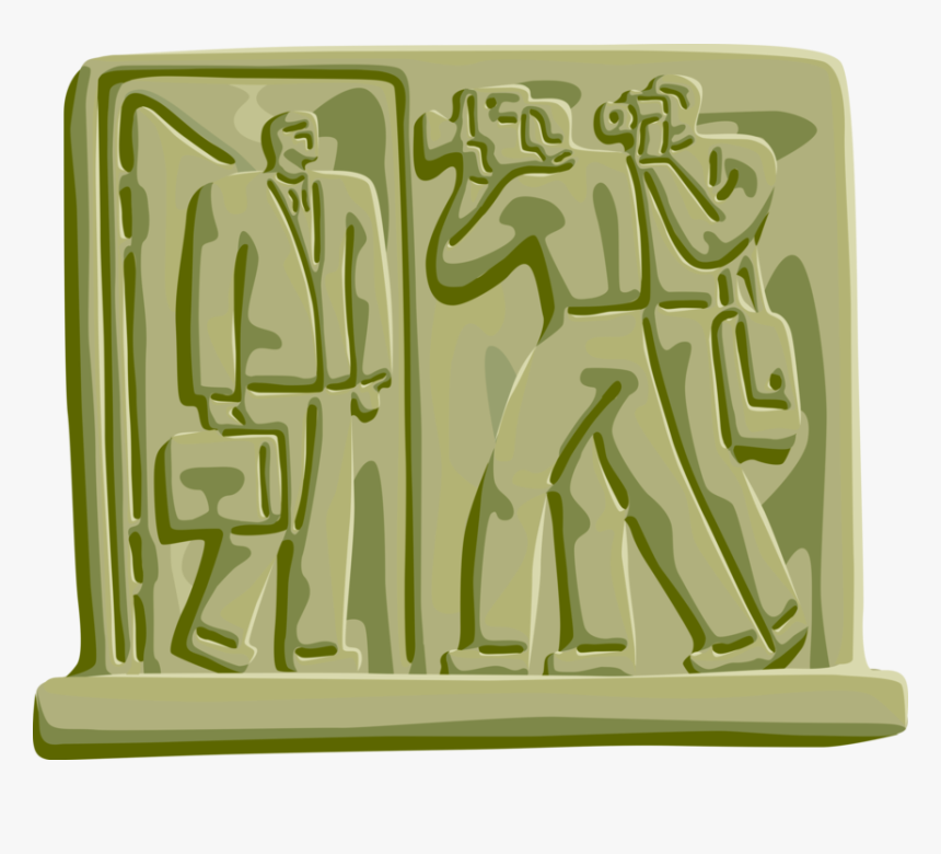 Vector Illustration Of Celebrity Businessman Pursued - Graphics, HD Png Download