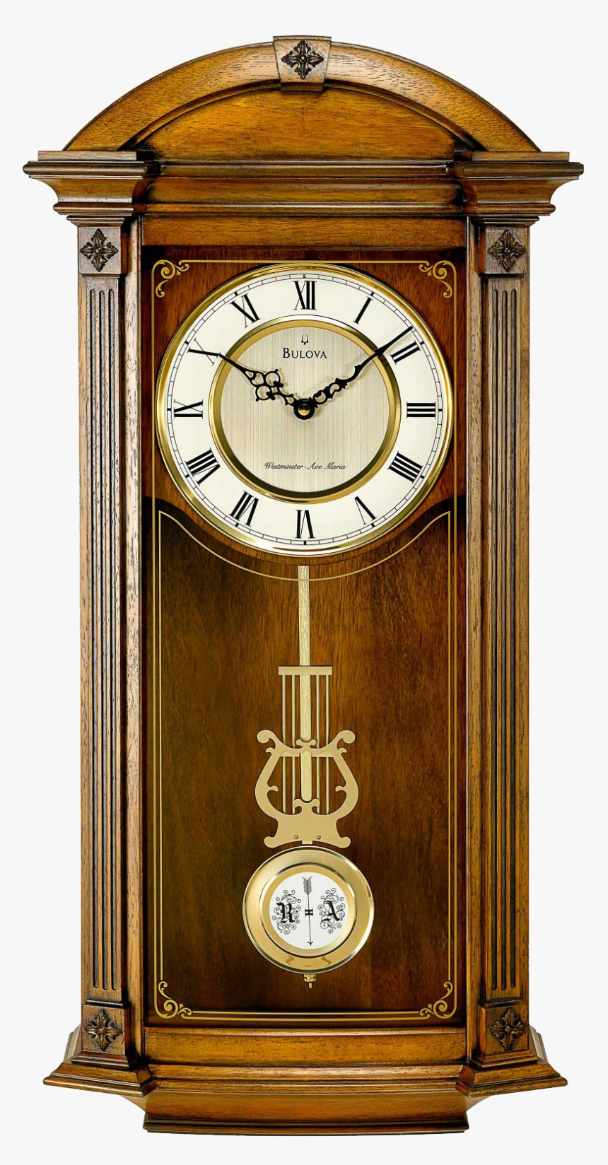 Wall Bell Clock Png Image - Wall Clock Old Style, Transparent Png