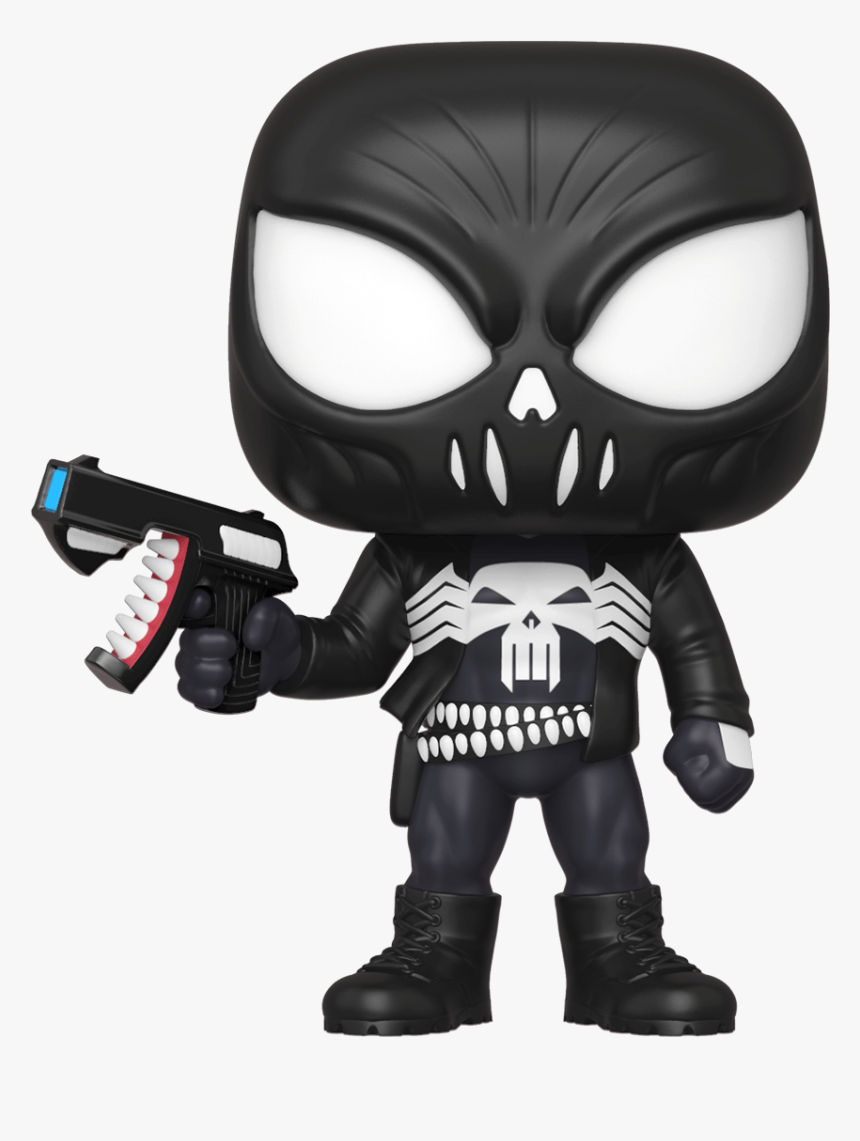 Marvel Venom Punisher Pop Vinyl Figure - Funko, HD Png Download