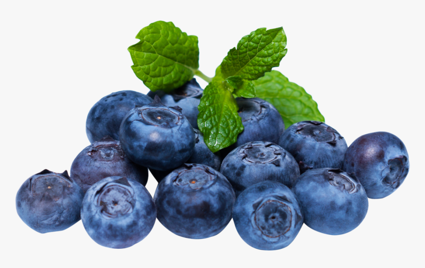 Blueberry With Leaf Png Image - Blueberry Png, Transparent Png