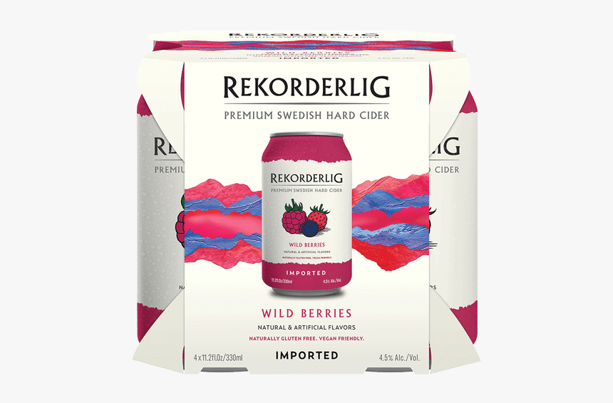 Rekorderlig Wild Berries Cider - Rekorderlig Mango Raspberry Cider, HD Png Download