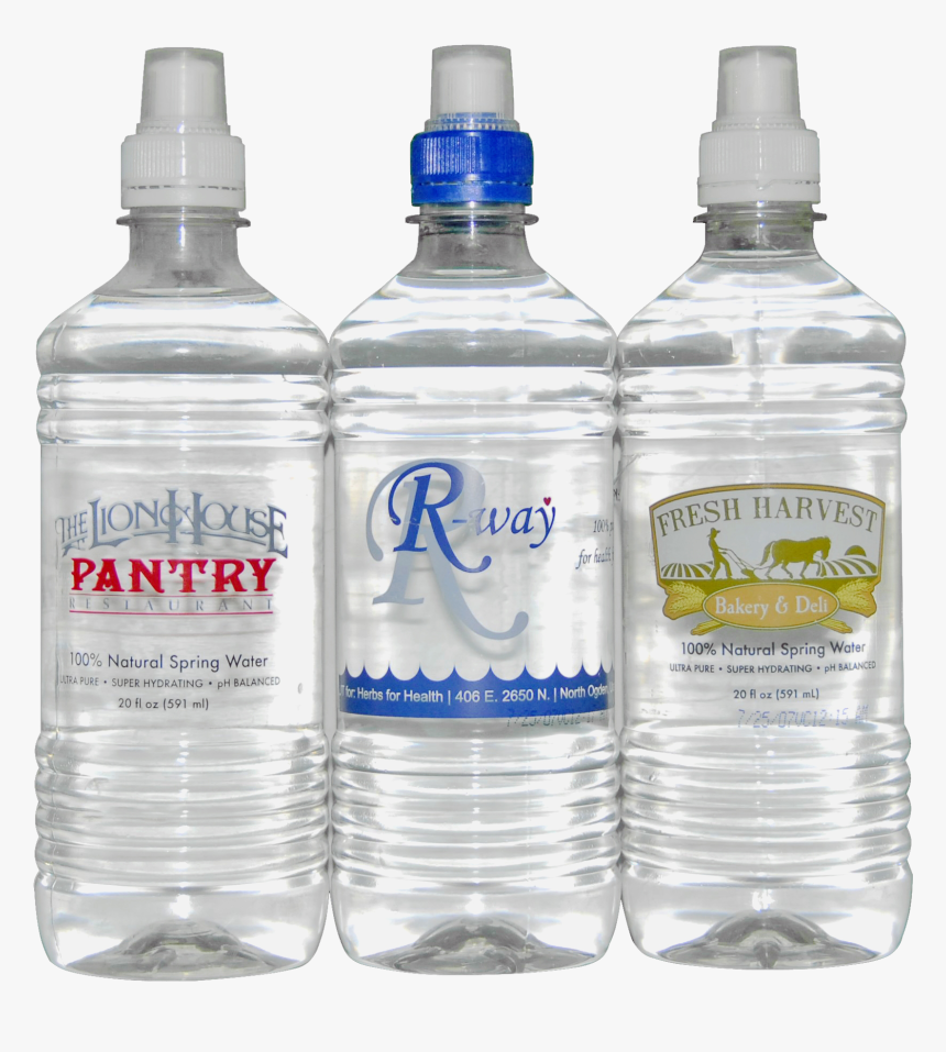 Clear-labels - Plastic Bottle, HD Png Download