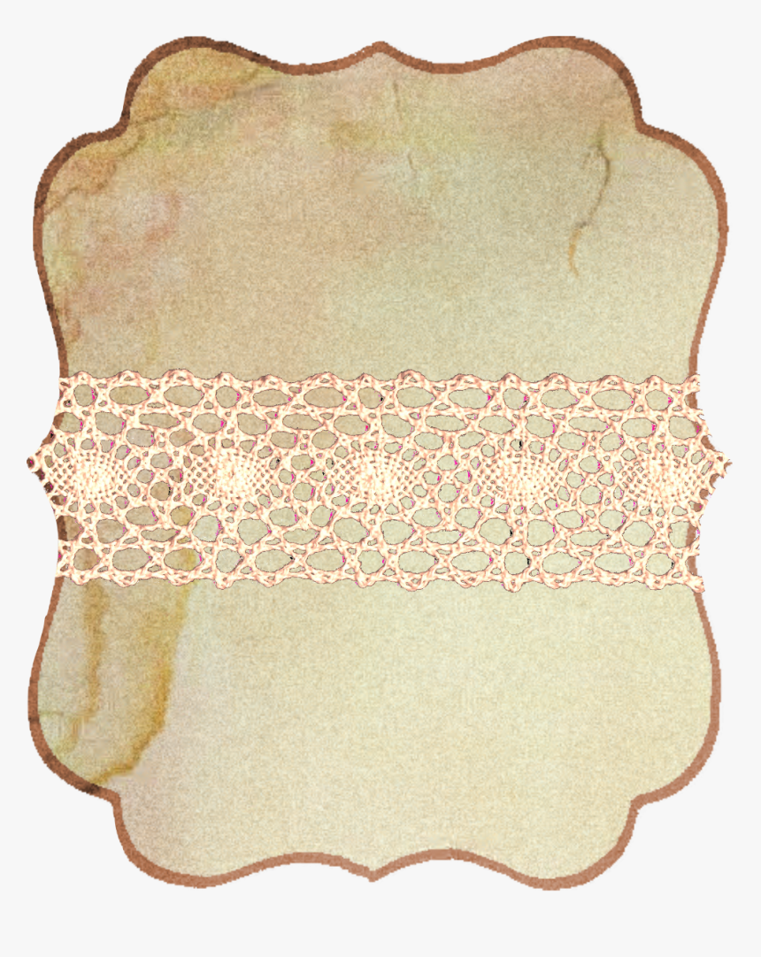 Fancy Label Templates Png - Crochet, Transparent Png