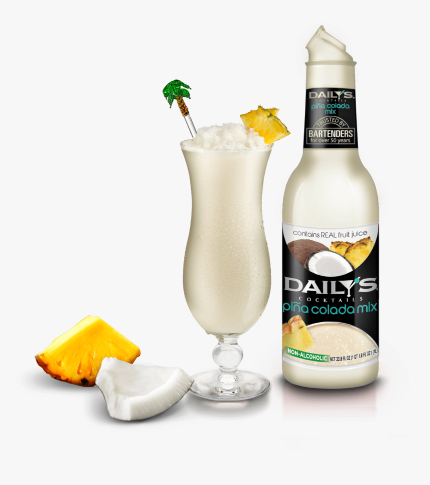 Dailys Mixer Daily S Cocktail Mixer Banana 1 Liter - Daily's Cocktails Pina Colada Mix, HD Png Download