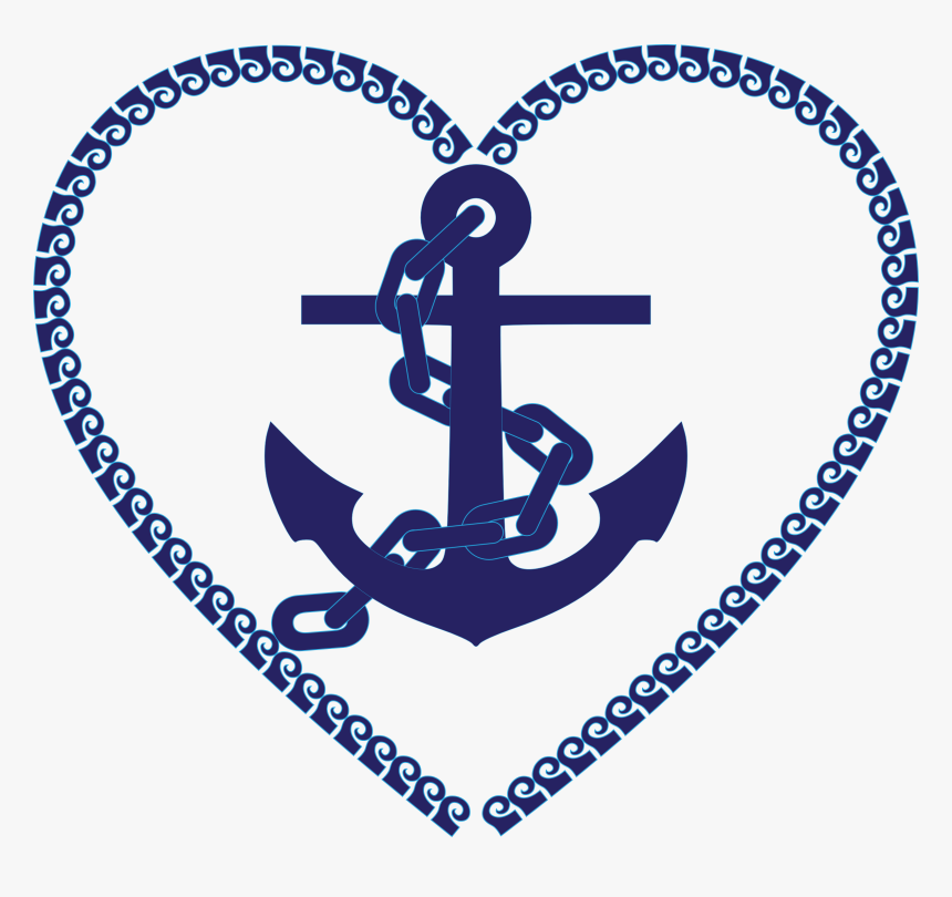 Anchor Heart Clipart, HD Png Download