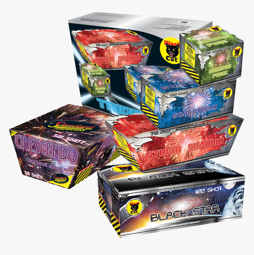 Celebration Fireworks Kit - Black Cat Fireworks, HD Png Download