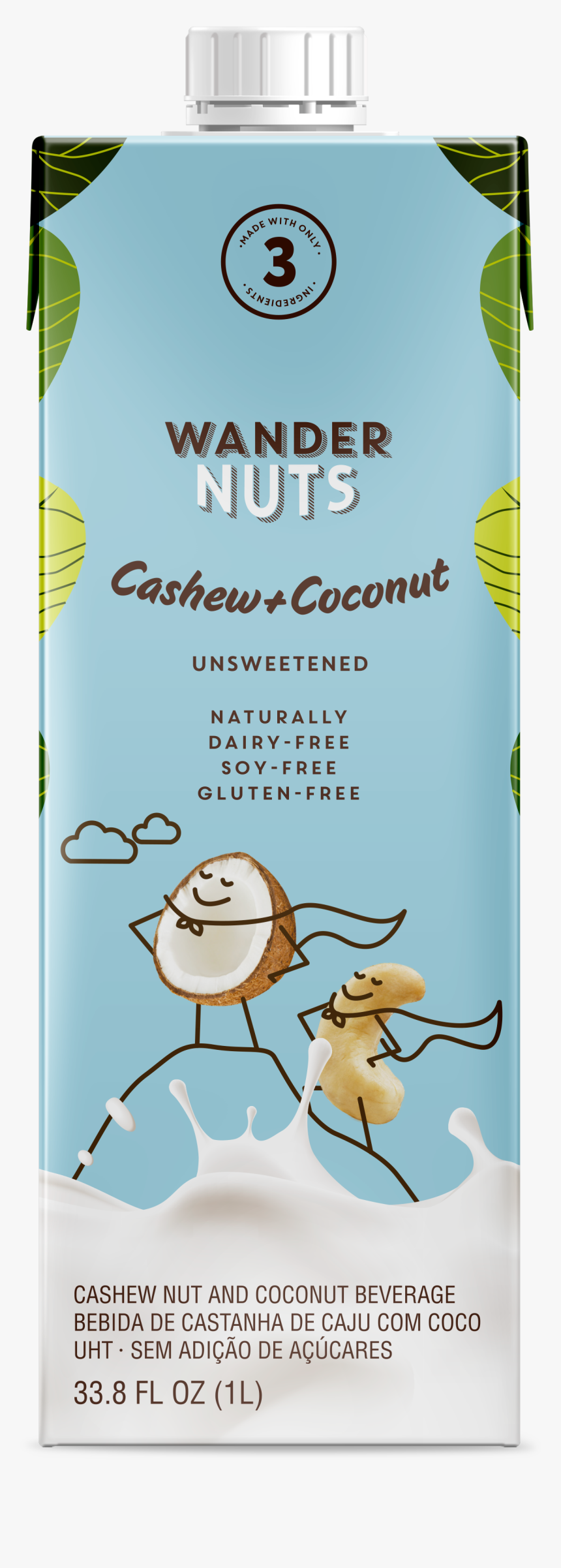 Cashew Nut And Coconut Beverage - Brazil Nut Products, HD Png Download