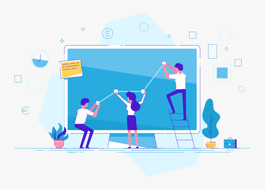 Growth Hacking Illustration, HD Png Download