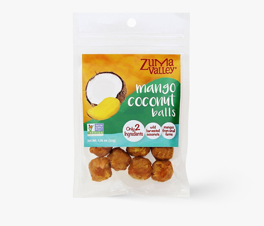 Zuma Valley Coconut Mango Balls - Zuma Valley Mango Coconut Balls, HD Png Download