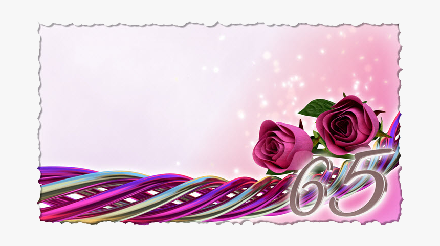 65th Anniversary Clipart - 70th Birthday Background Pink, HD Png Download
