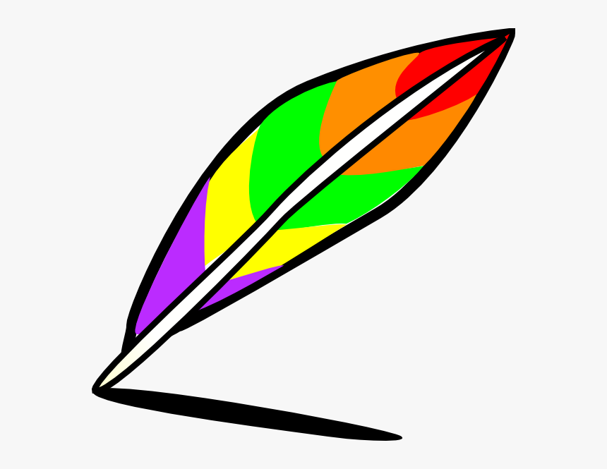 Feather Svg Clip Arts - Quill Clipart, HD Png Download
