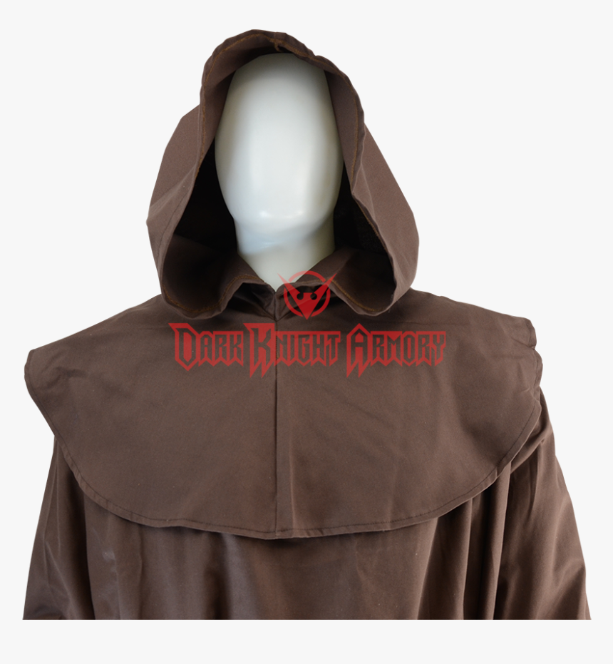 Medieval Monk Robe With Hood - Medieval Monk Hood, HD Png Download