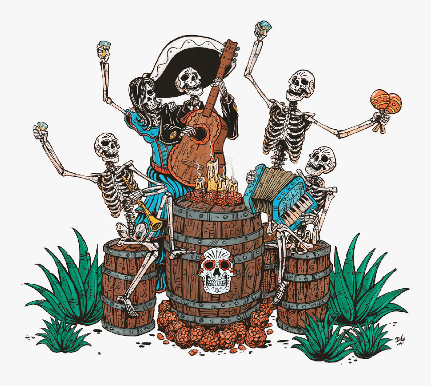 Day Of The Dead Facebook Cover, HD Png Download