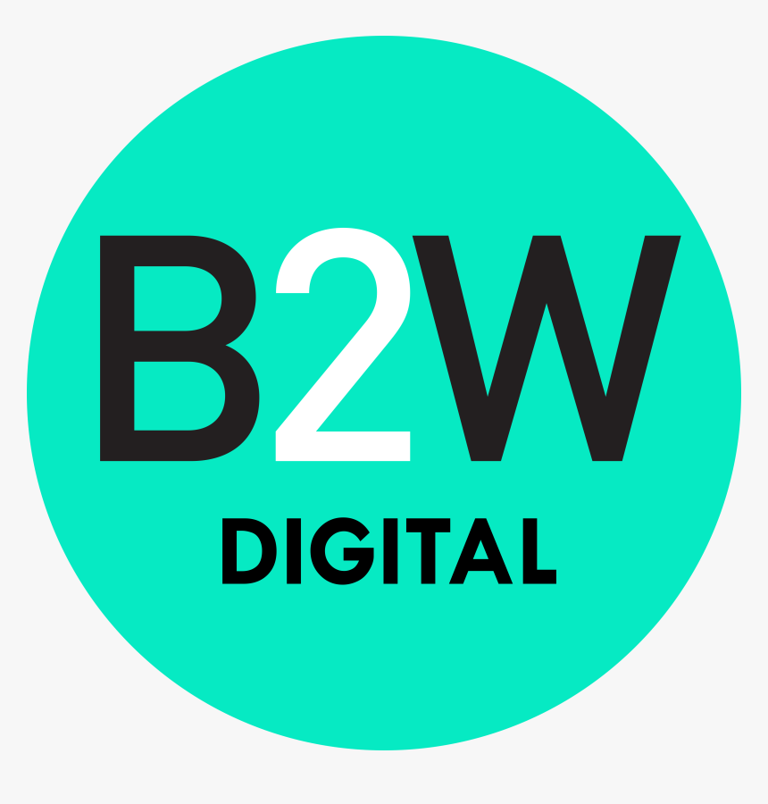 B2w Digital Logo - B2w Digital Logo Png, Transparent Png
