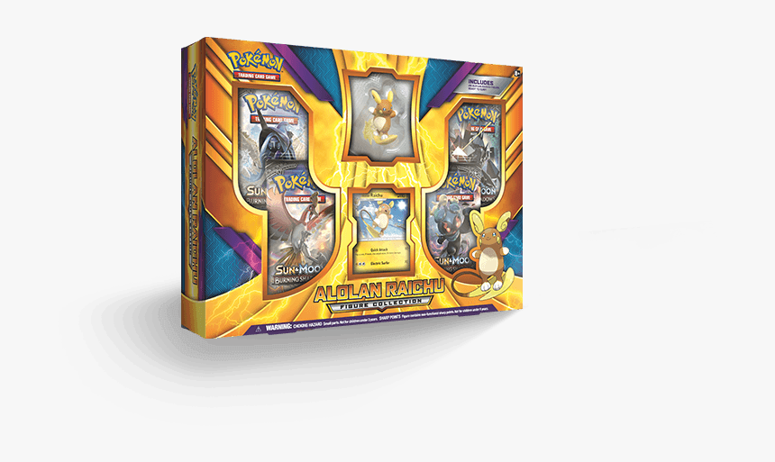 Alolan Raichu Figure Collection, HD Png Download