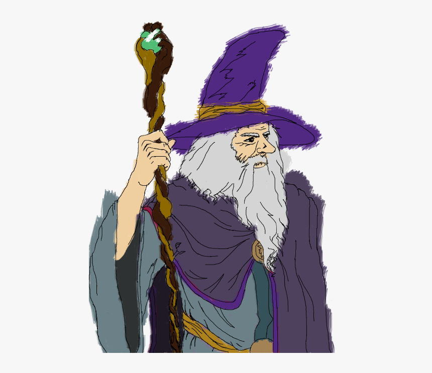 Nizbaf The Crazed Wizard - Illustration, HD Png Download