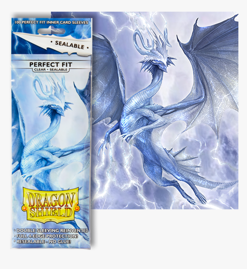 Dragon Shield Sealable Card Sleeves 100 Pack Clear, HD Png Download