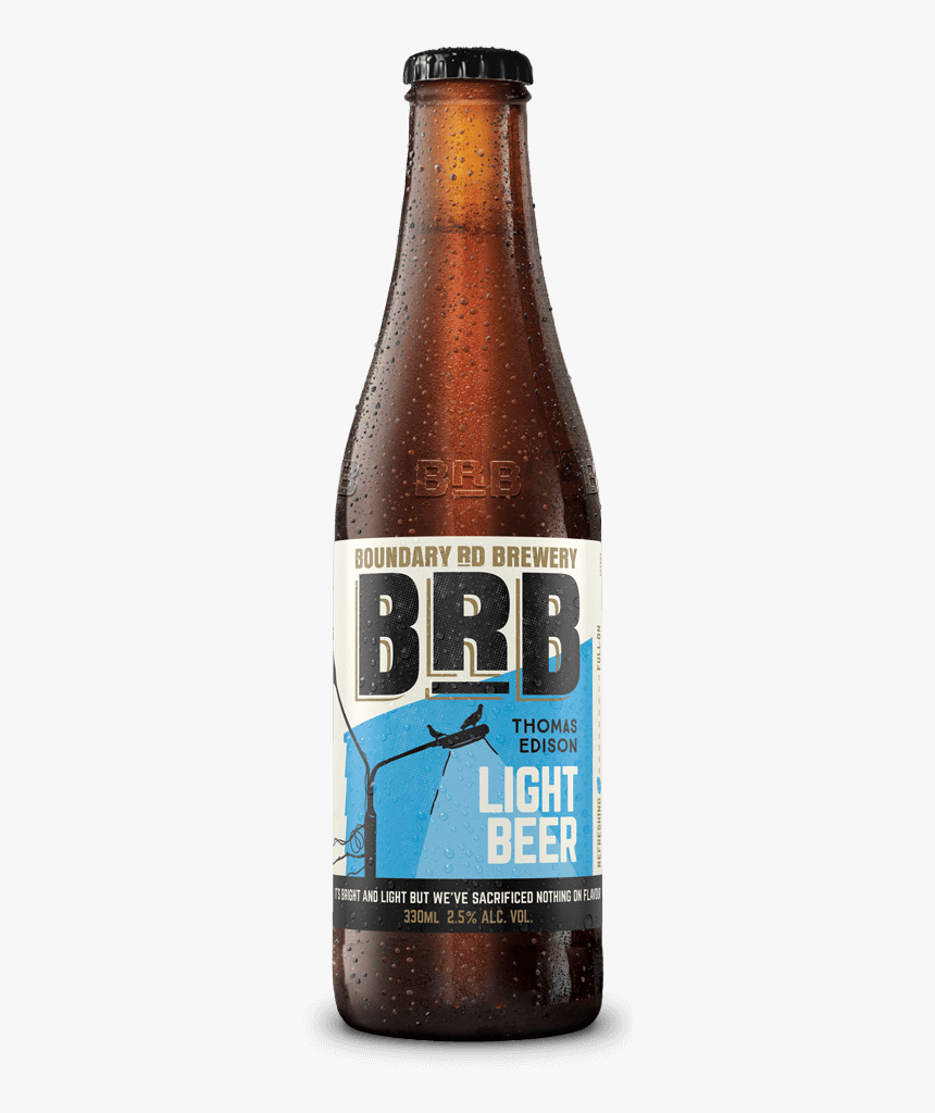 Thomas Edison Light Beer - Brb Beer, HD Png Download