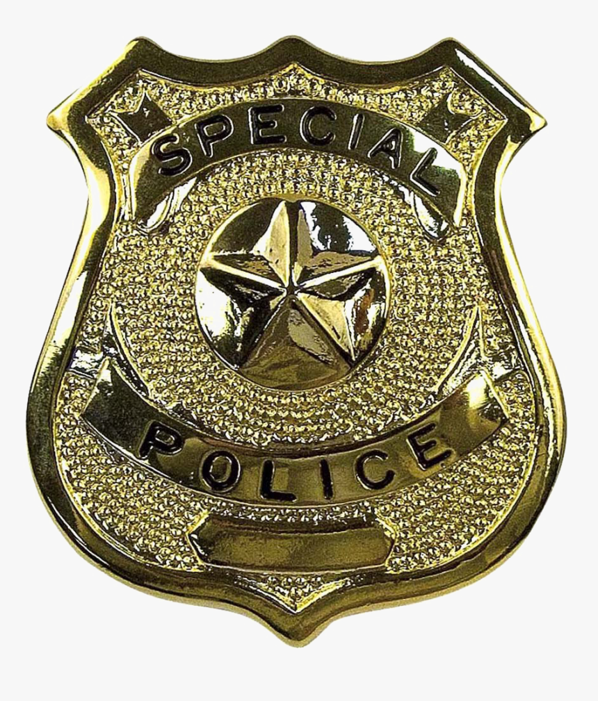 Transparent Police Badge Png - Gold Police Badge, Png Download