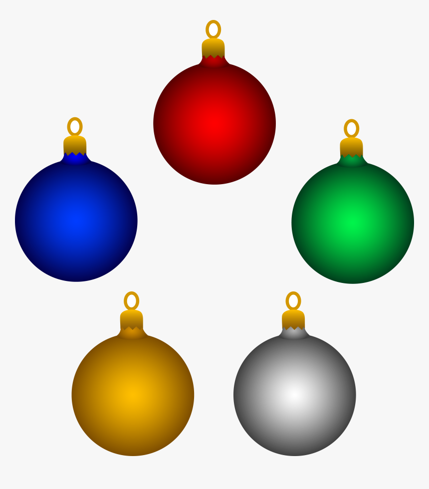 Christmas Ornament Clip Art Ornaments Clipart Library - Christmas Tree Decoration Clipart, HD Png Download