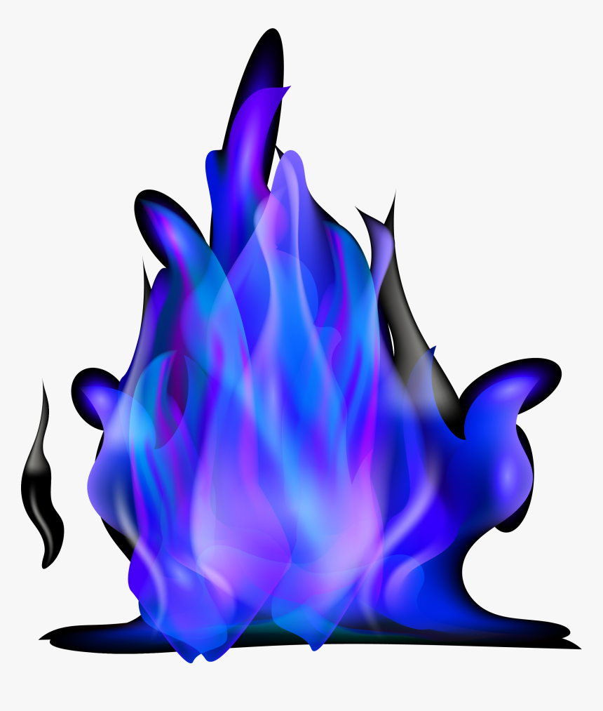 Flame Combustion Purple Clip Art, HD Png Download