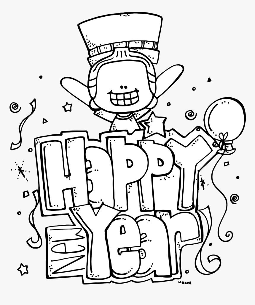 Melonheadz Illustrating Happy New Year Freebie - Melonheadz Happy New Year, HD Png Download