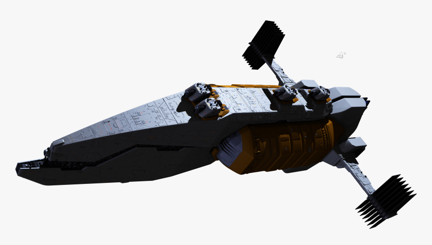 Download And Use Spacecraft Png Clipart - Sci Fi Ship Png, Transparent Png