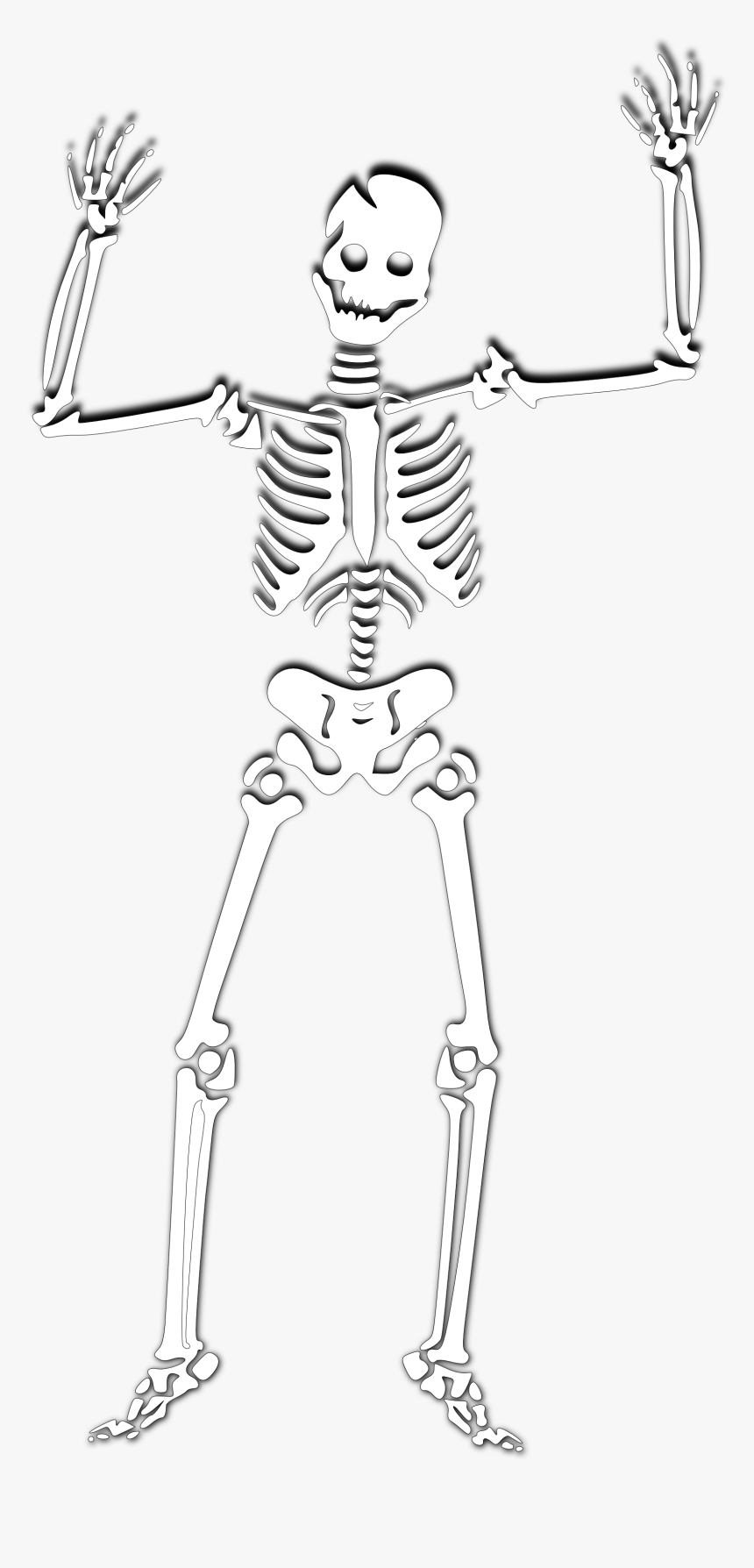 Halloween Skeleton Png Photos - Cute Skeleton With Transparent Background, Png Download