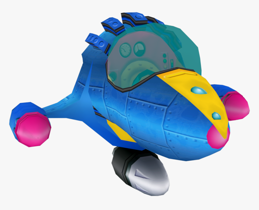 Spaceship Clipart Crashed Spaceship - Crash Bandicoot Wrath Of Cortex Vehicles, HD Png Download