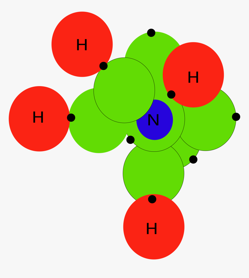 Naive Ammonium Ion Drawing - Orbital Hybridisation, HD Png Download