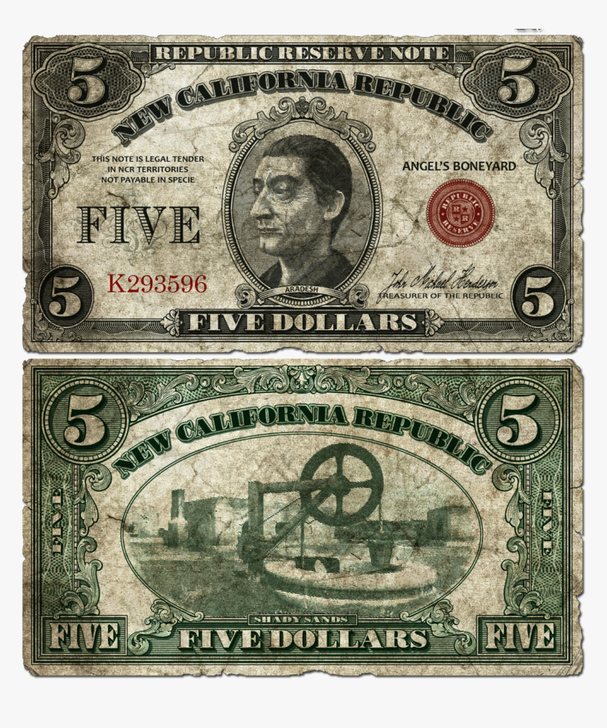New California Republic Money, HD Png Download