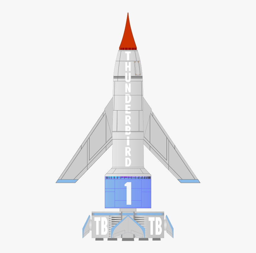 Free Spaceship Free Download Clipart - Thunderbird 1 Transparent, HD Png Download