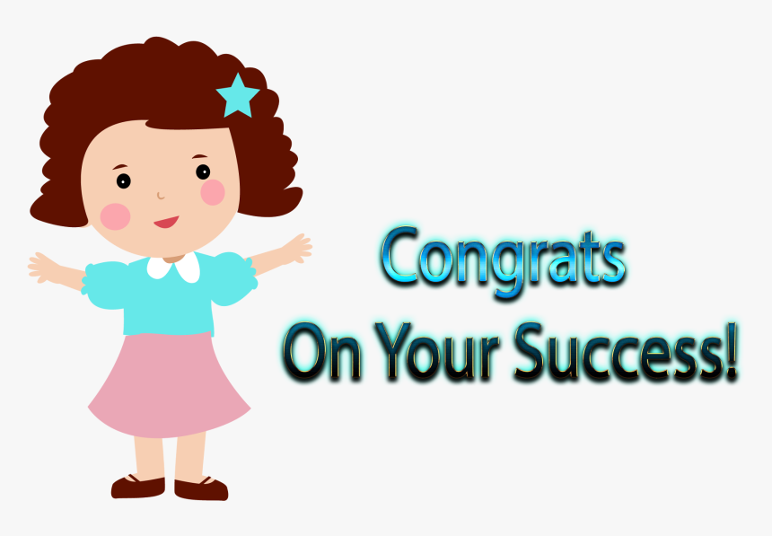 Congrats On Your Success Png Transparent Image - Cartoon, Png Download