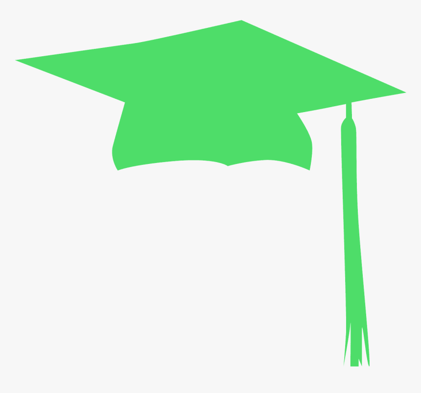 Graduation Cap Blue Silhouette, HD Png Download