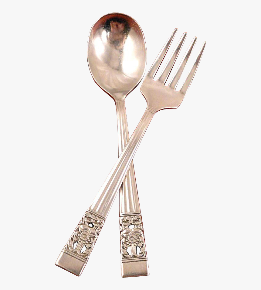 Transparent Vintage Fork Clipart - Spoon And Fork Png, Png Download