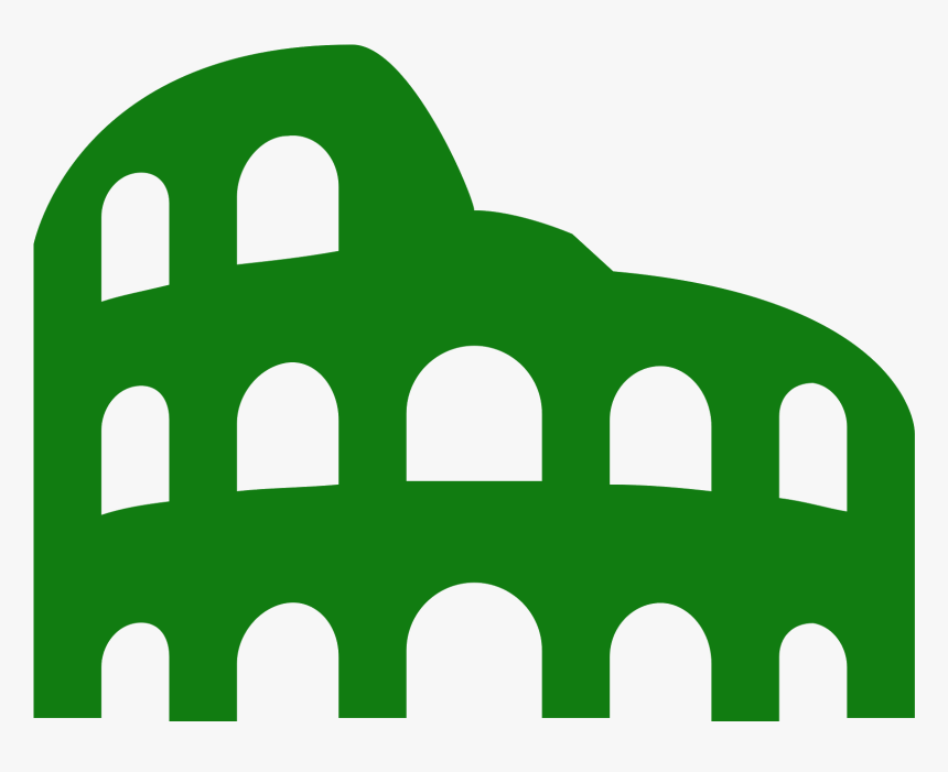 Coliseum Vector - Colosseum Silhouette, HD Png Download