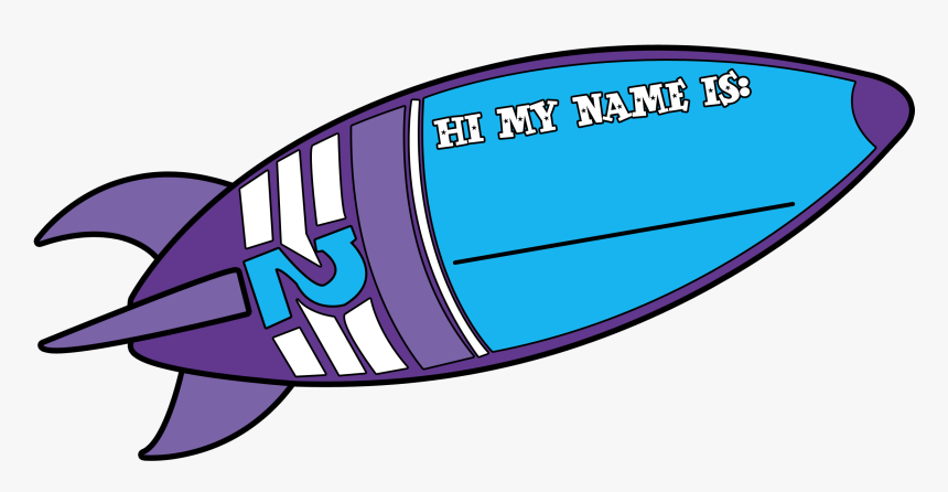 Spaceship Pictures For Kids Hd Photo Clipart - Rocket Ship Name Tag, HD Png Download
