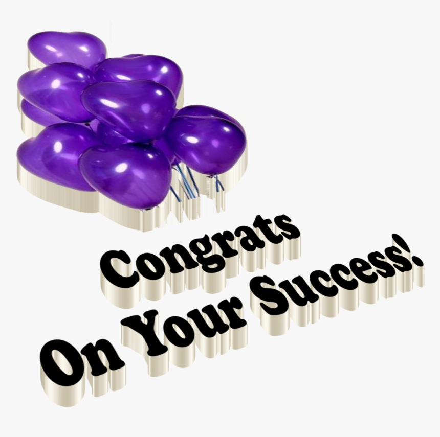 Congrats On Your Success Png Clipart - Party Supply, Transparent Png
