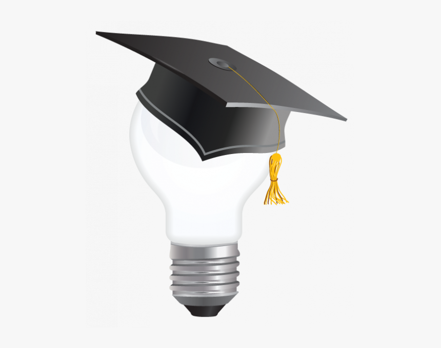 Vocabulary - Chemhat - Light Bulb With Graduation Cap, HD Png Download
