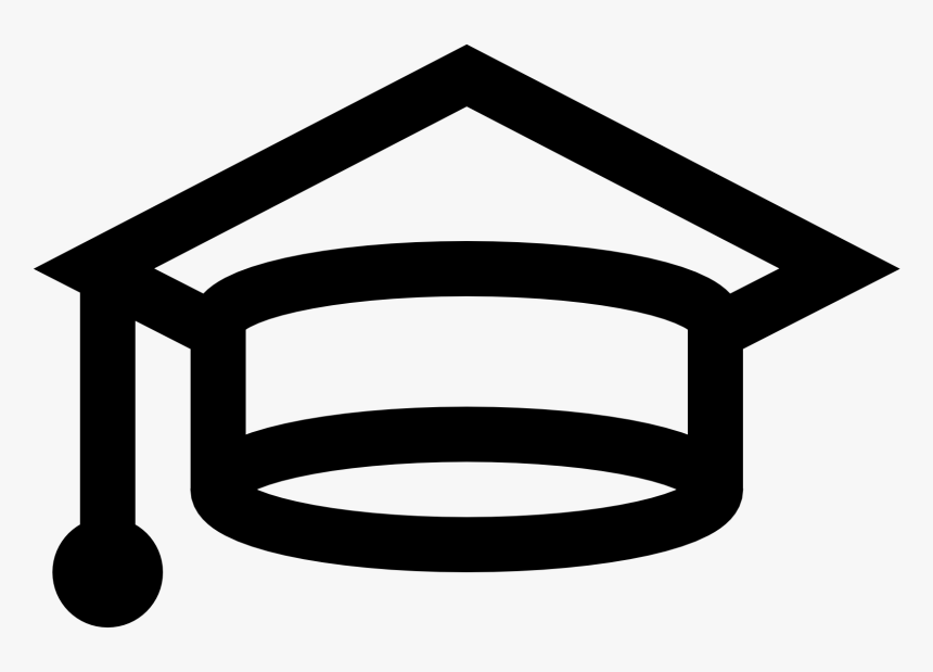 Transparent Graduation Hat Clipart - Gorro Académico Blanco Png, Png Download