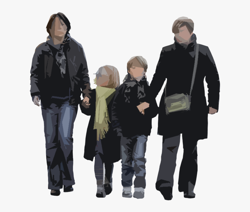 Nonscandinavia - Many Walking People Png, Transparent Png
