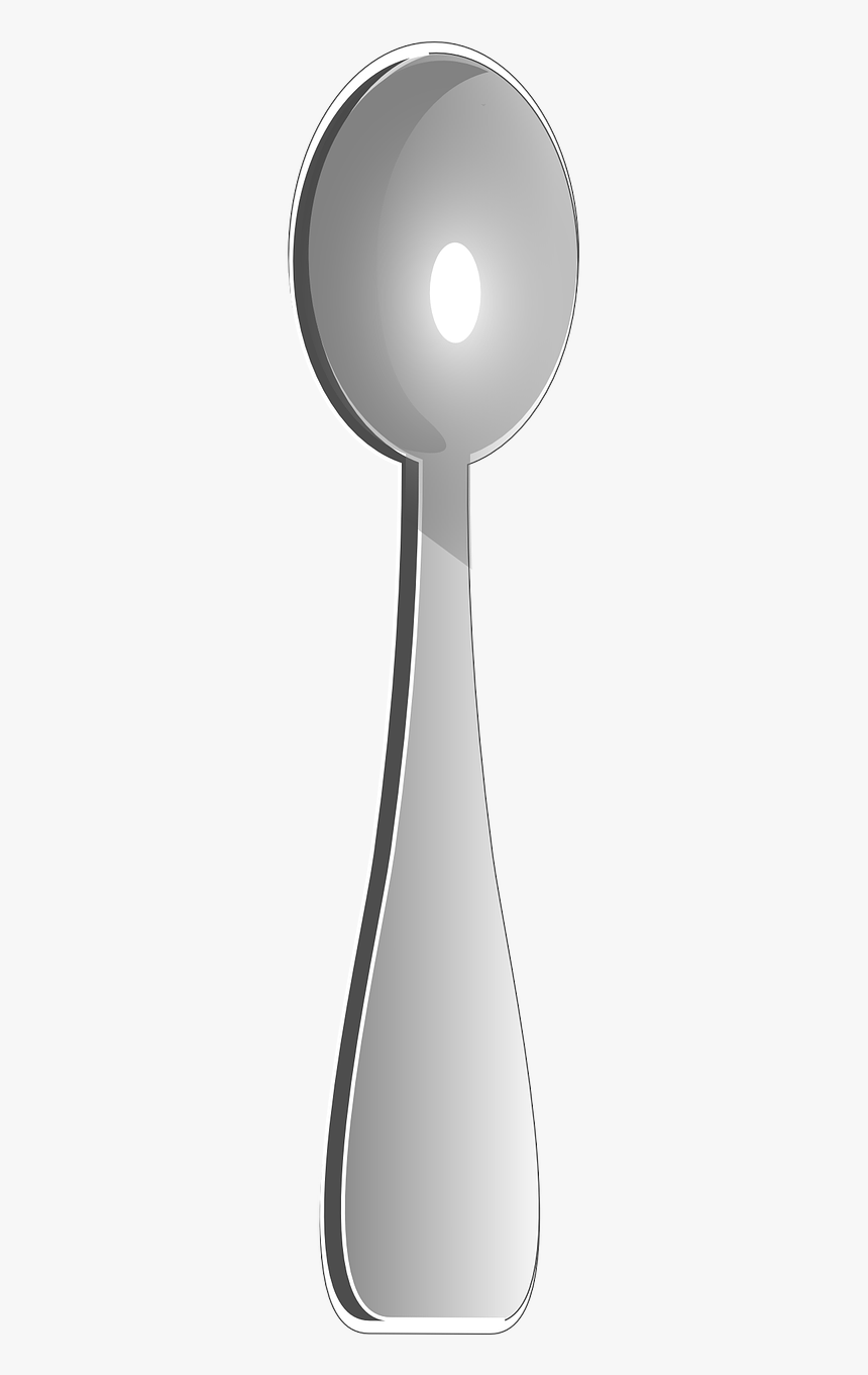 Spoon Cutlery Flatware Free Picture - Metal Spoon Clip Art, HD Png Download